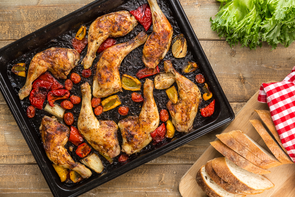 Prisvärd mat – Ugnsbakade kycklinglår