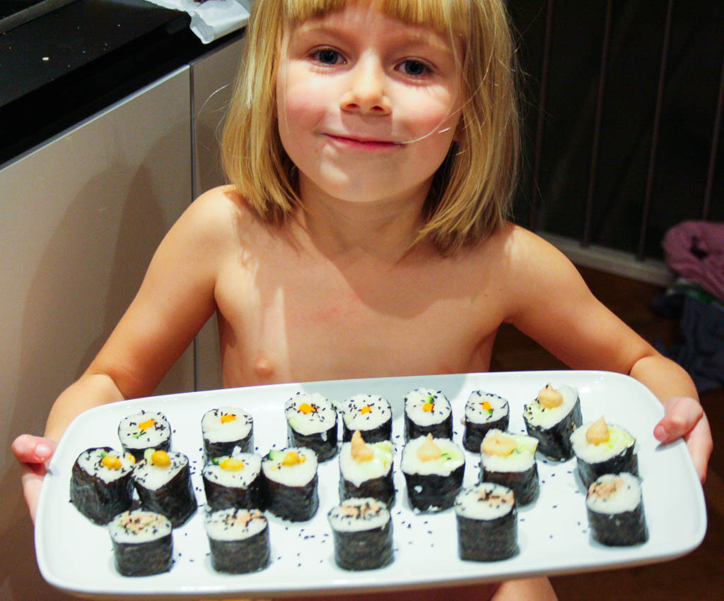 Sushi till barn