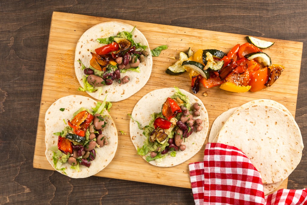 Veggotaco med grillade grönsaker Foto:Michael Krantz  Recept: Kristin Johanson