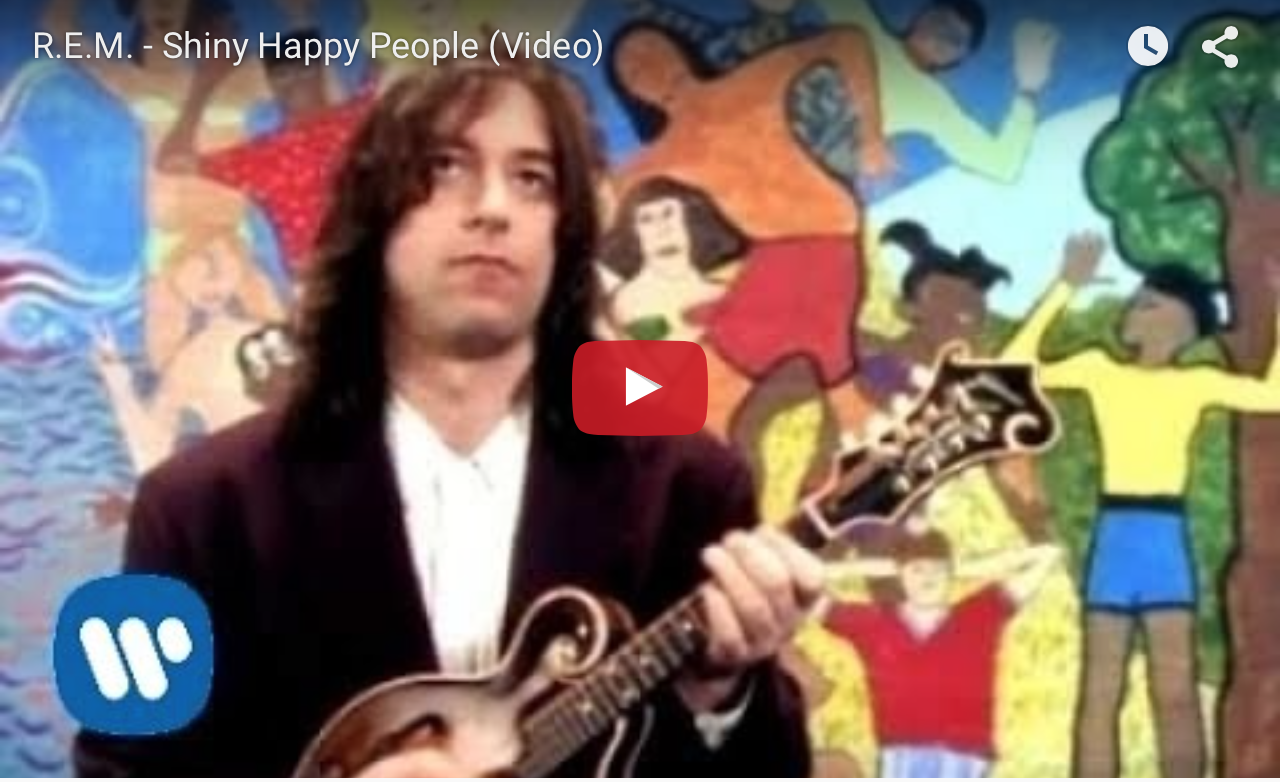 R.E.M. – Shiny Happy People (Video) – YouTube