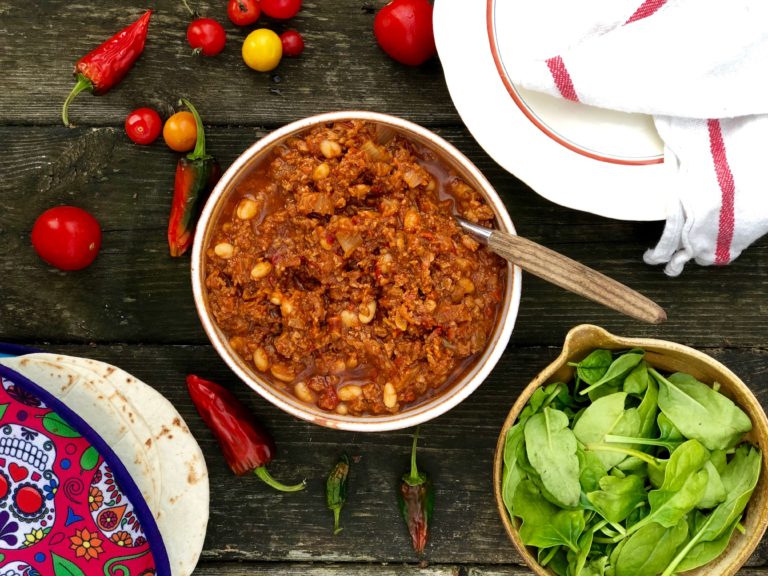 Ett storkok chili sin carne (middag nr.1)