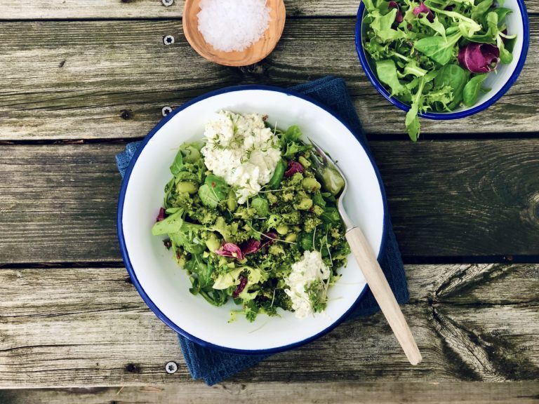 Dagens matiga sallad – broccoli, sojabönor & avokado