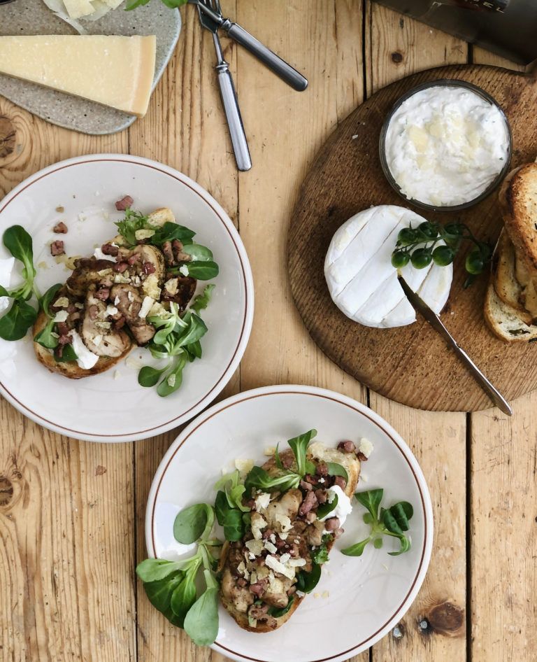 Grillad kycklingsteak & mackmiddag