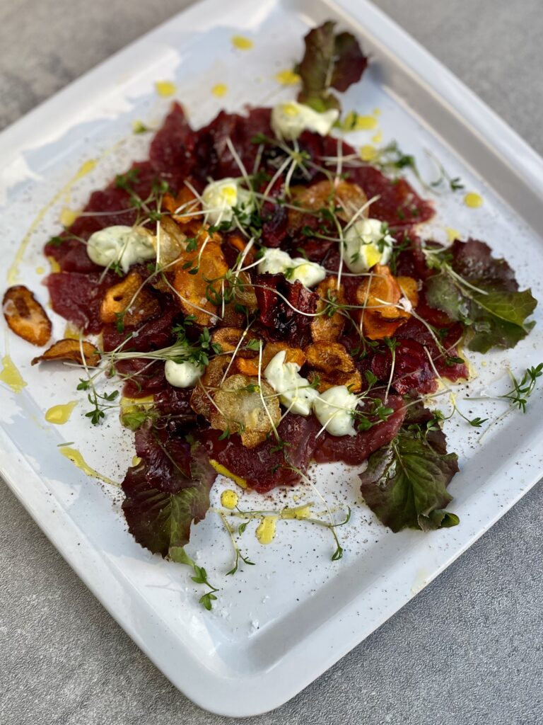 Carpaccio på rådjur