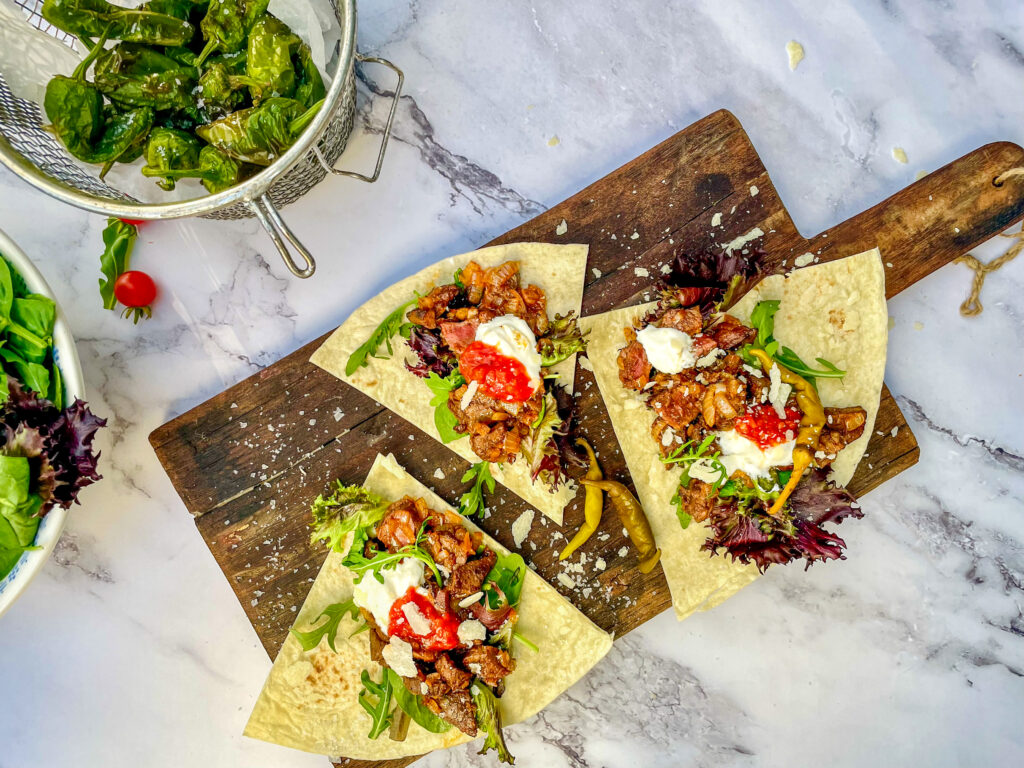 taco med vildand