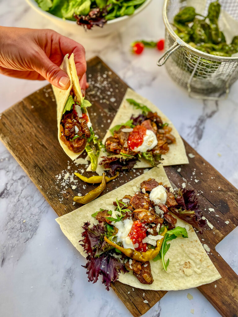 taco med vildand