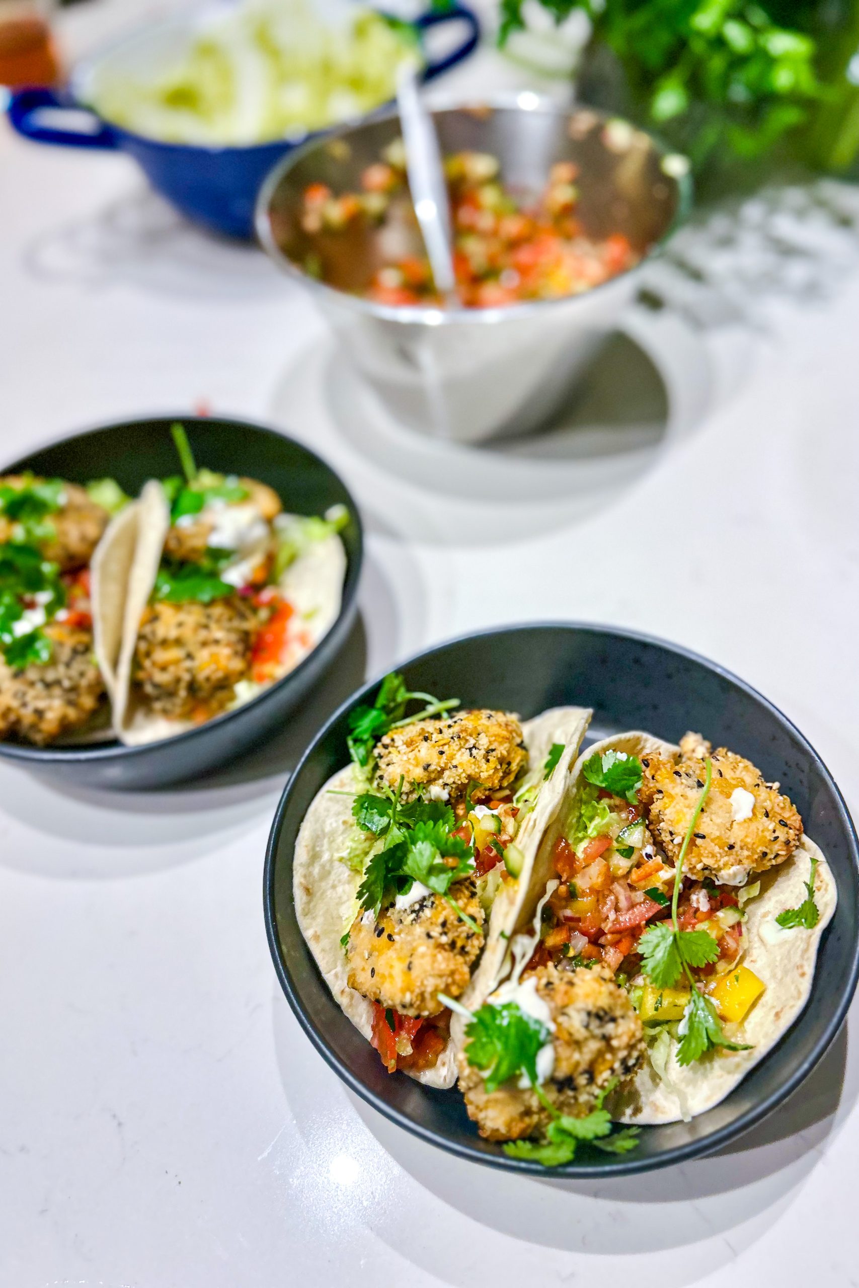 Fisktacos med pico de gallo