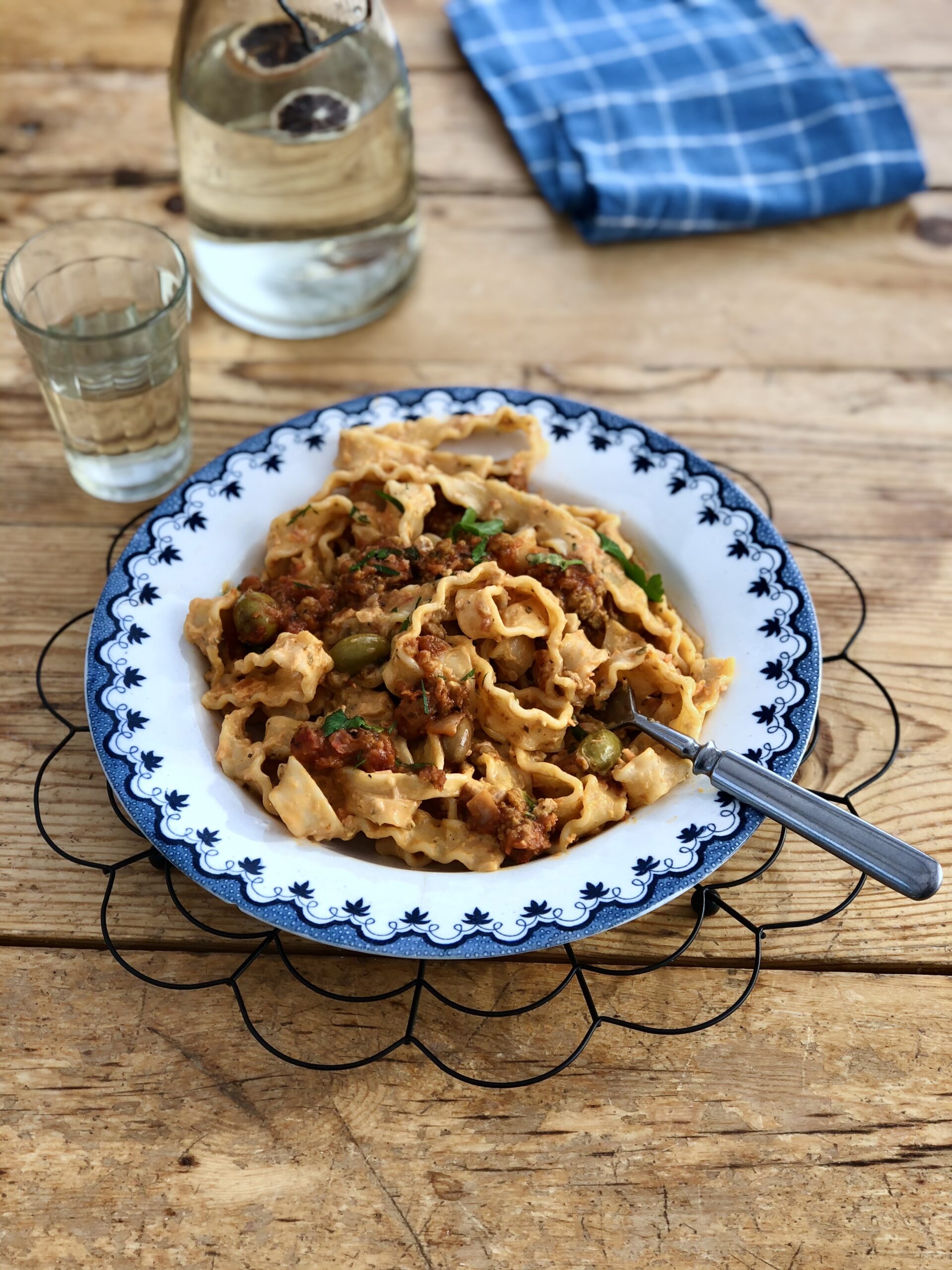 Bolognese med linser & oliver