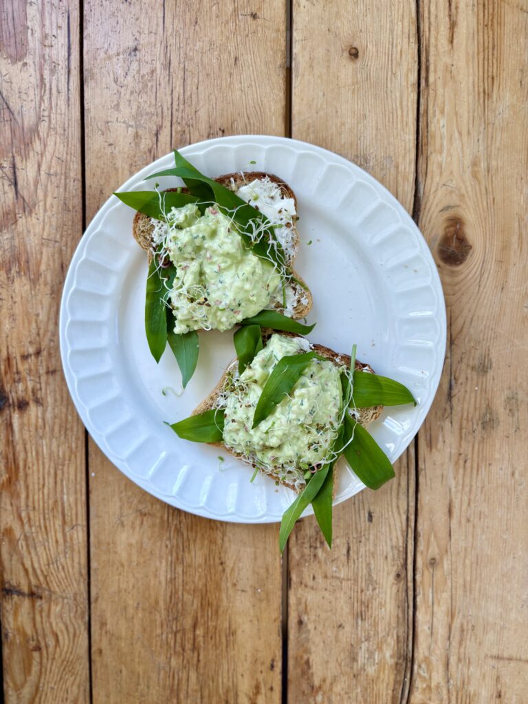 Räkröra med ramslök