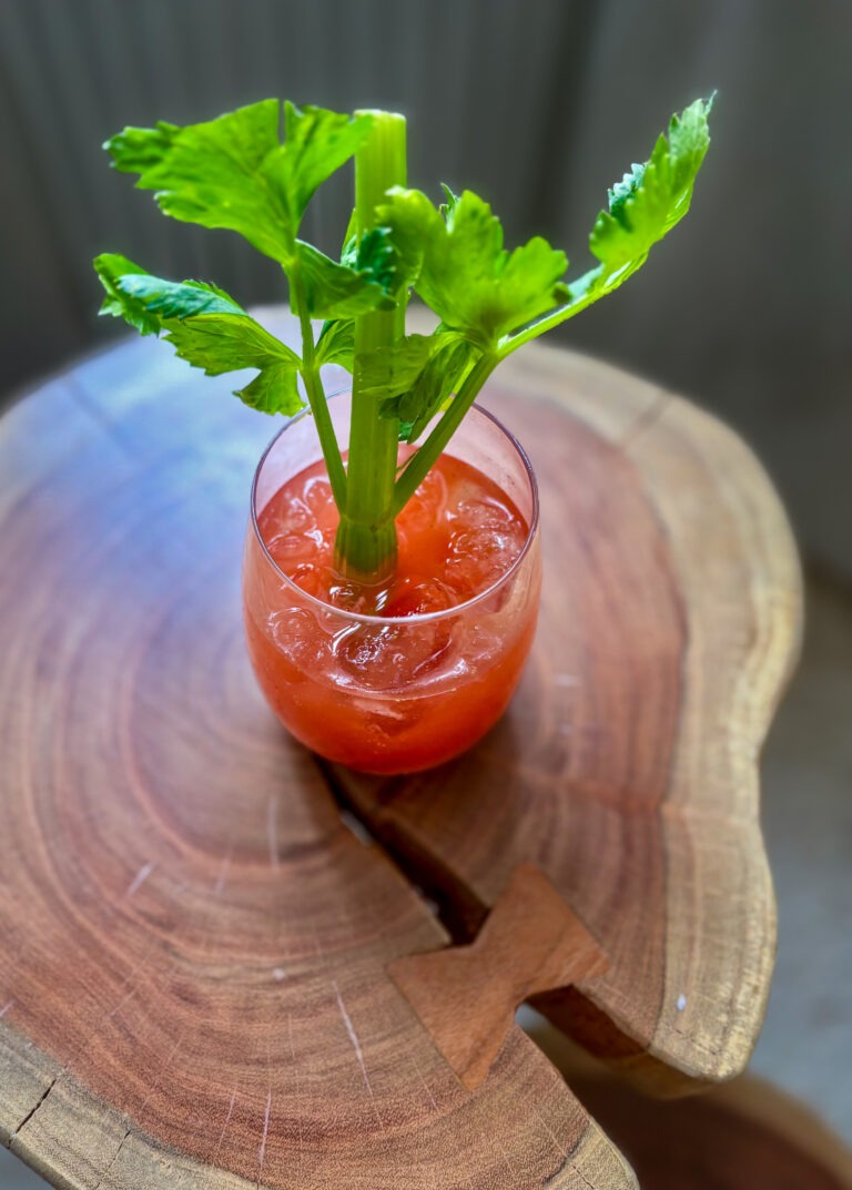Bloody Caesar med musselpulver